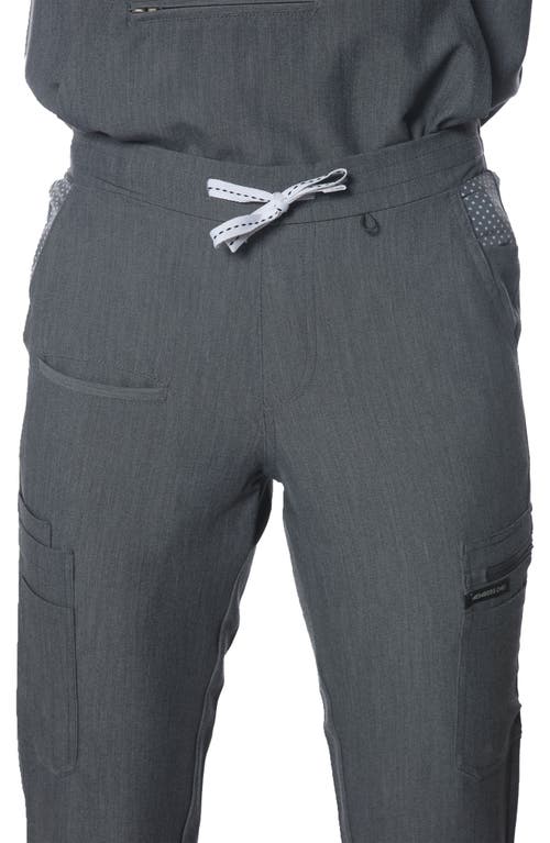 Members Only Valencia Jogger Scrub Pants In Graphite