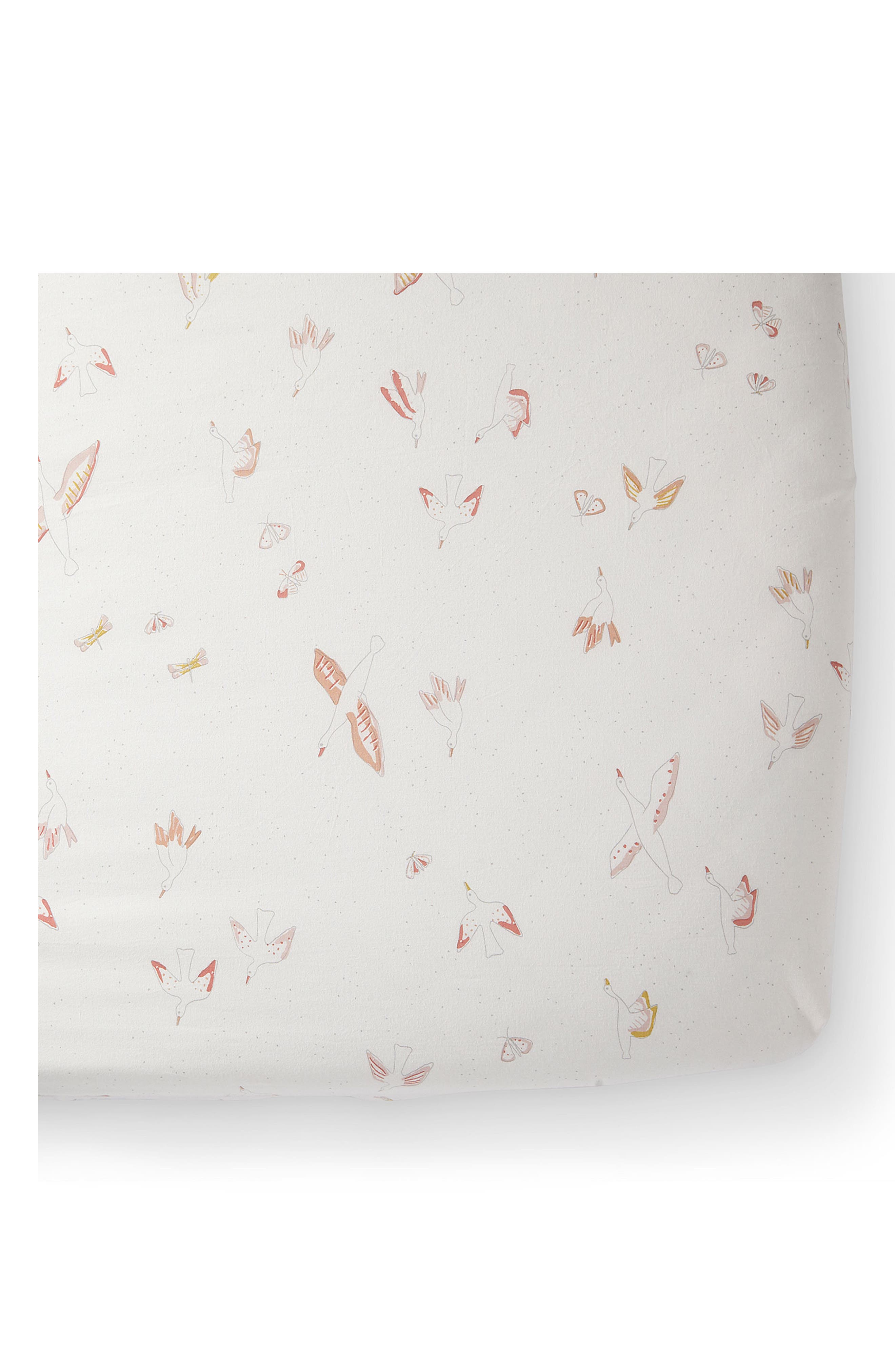 feather crib sheet