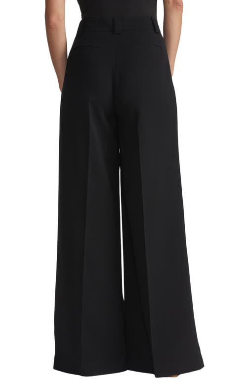 Lafayette 148 New York Wyatt Wide Leg Pants In Black