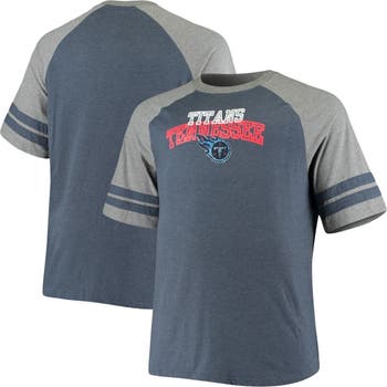 Fanatics Men's Branded Navy Tennessee Titans Hail Mary Raglan T