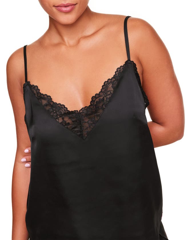 Shop Adore Me Linny Pajama Cami & Shorts Set In Black