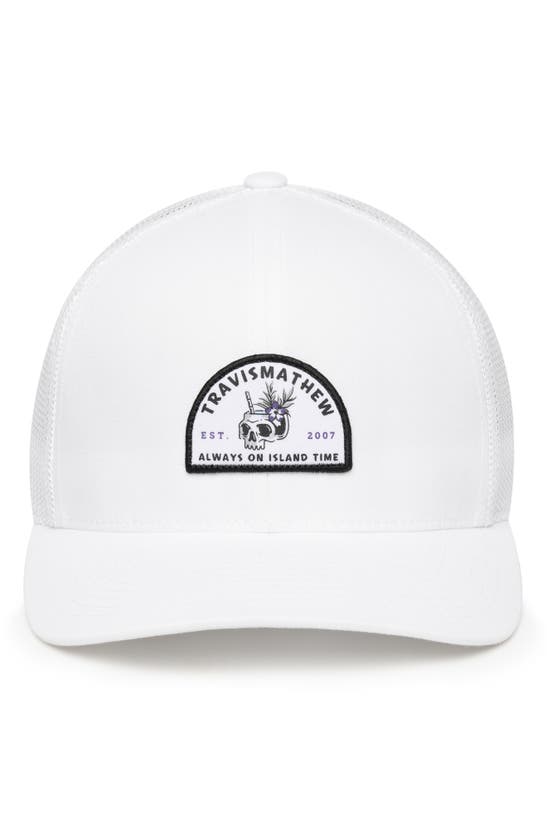 Shop Travismathew Snapback Baseball Cap In White