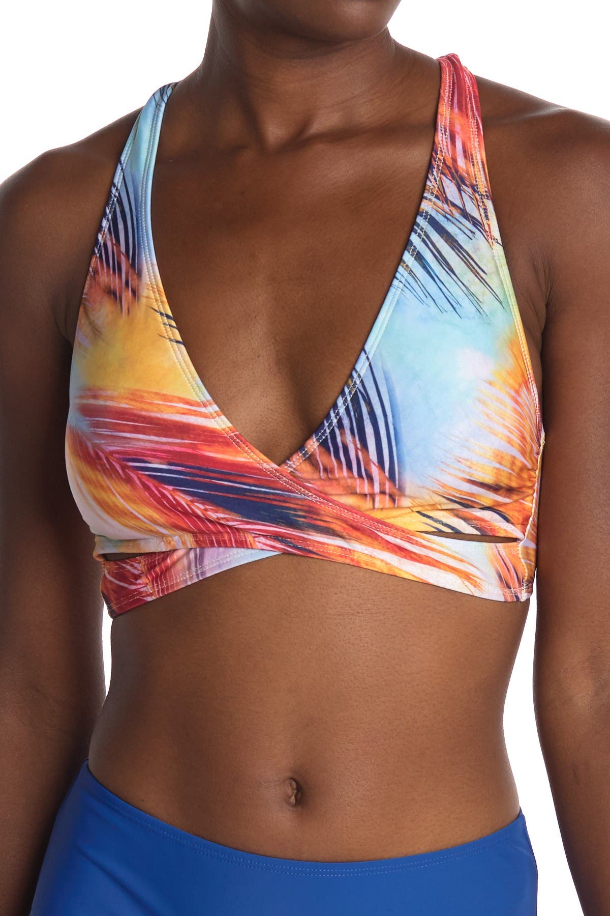 wrap swimsuit top