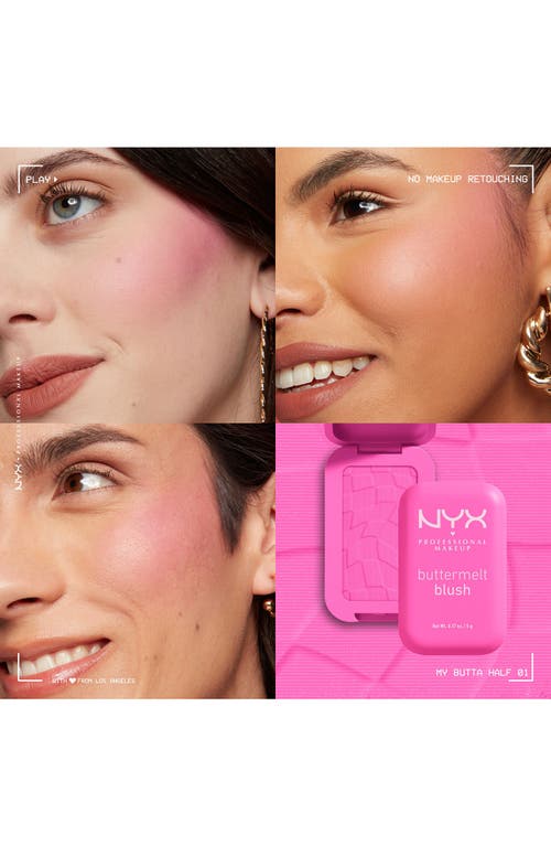Nyx Professional Makeup Buttermelt Blush In My Butta Half