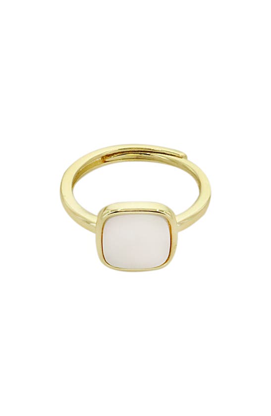 Shop Panacea White Shell Adjustable Ring