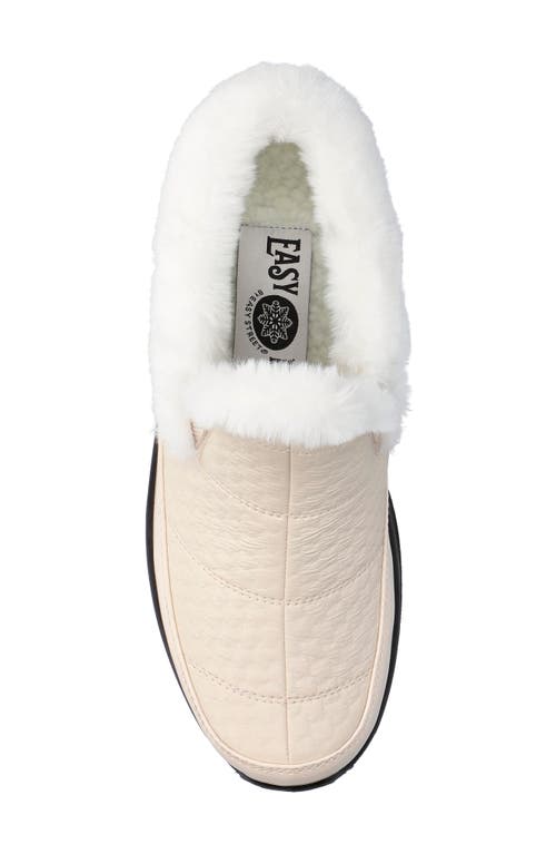 Shop Easy Street Flurry Waterproof Faux Fur Bootie In Winter White