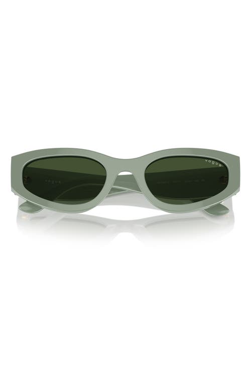 Vogue 54mm Cat Eye Sunglasses In Green