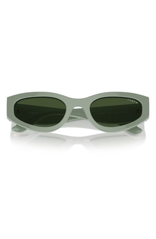 Shop Vogue 54mm Cat Eye Sunglasses In Green