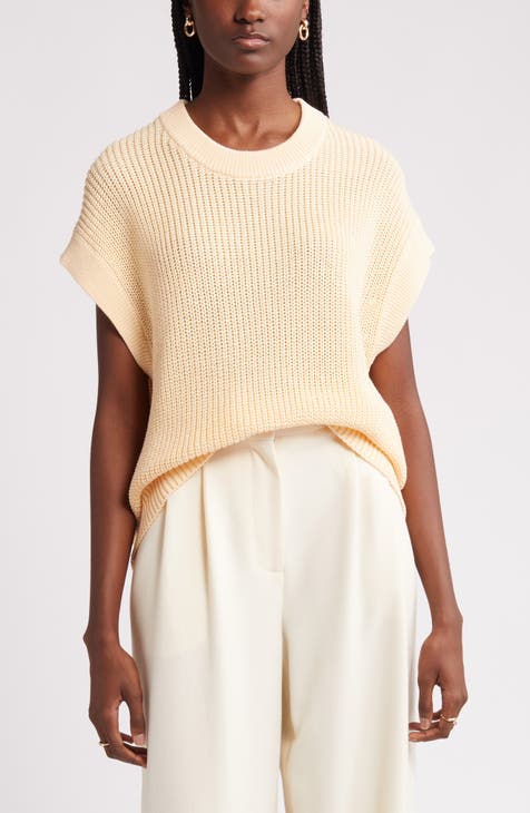Gemma Waffle Knit Sweater in Brown