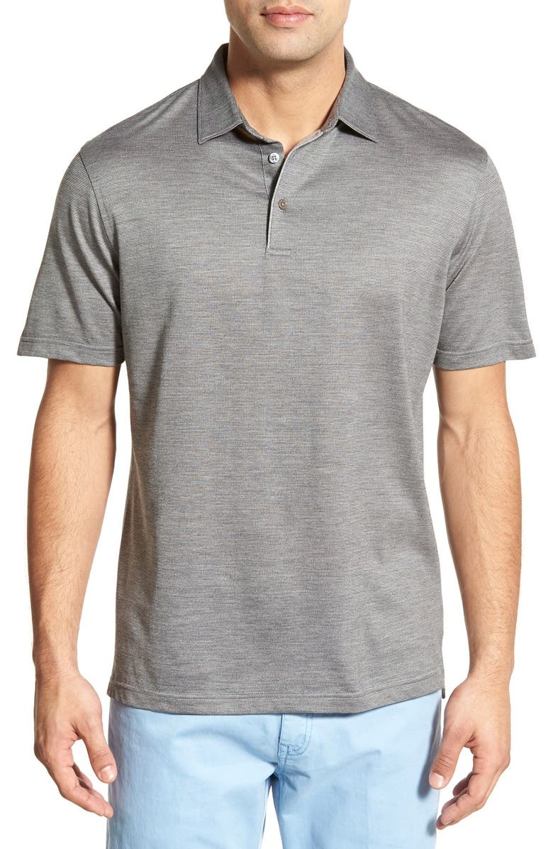 Peter Millar 'Concord' Tailored Fit Silk & Cotton Polo | Nordstrom