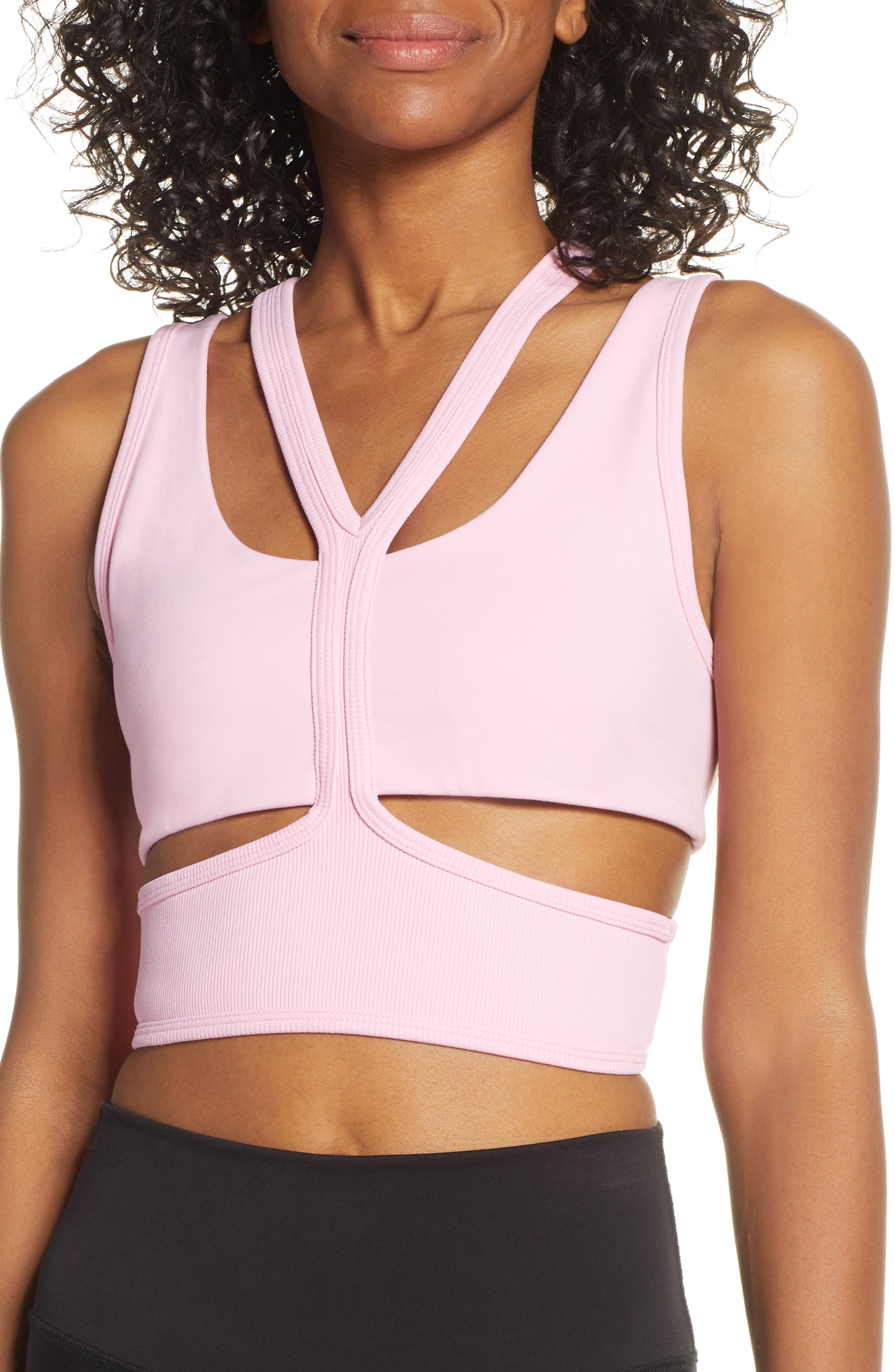 sports bra with cutouts