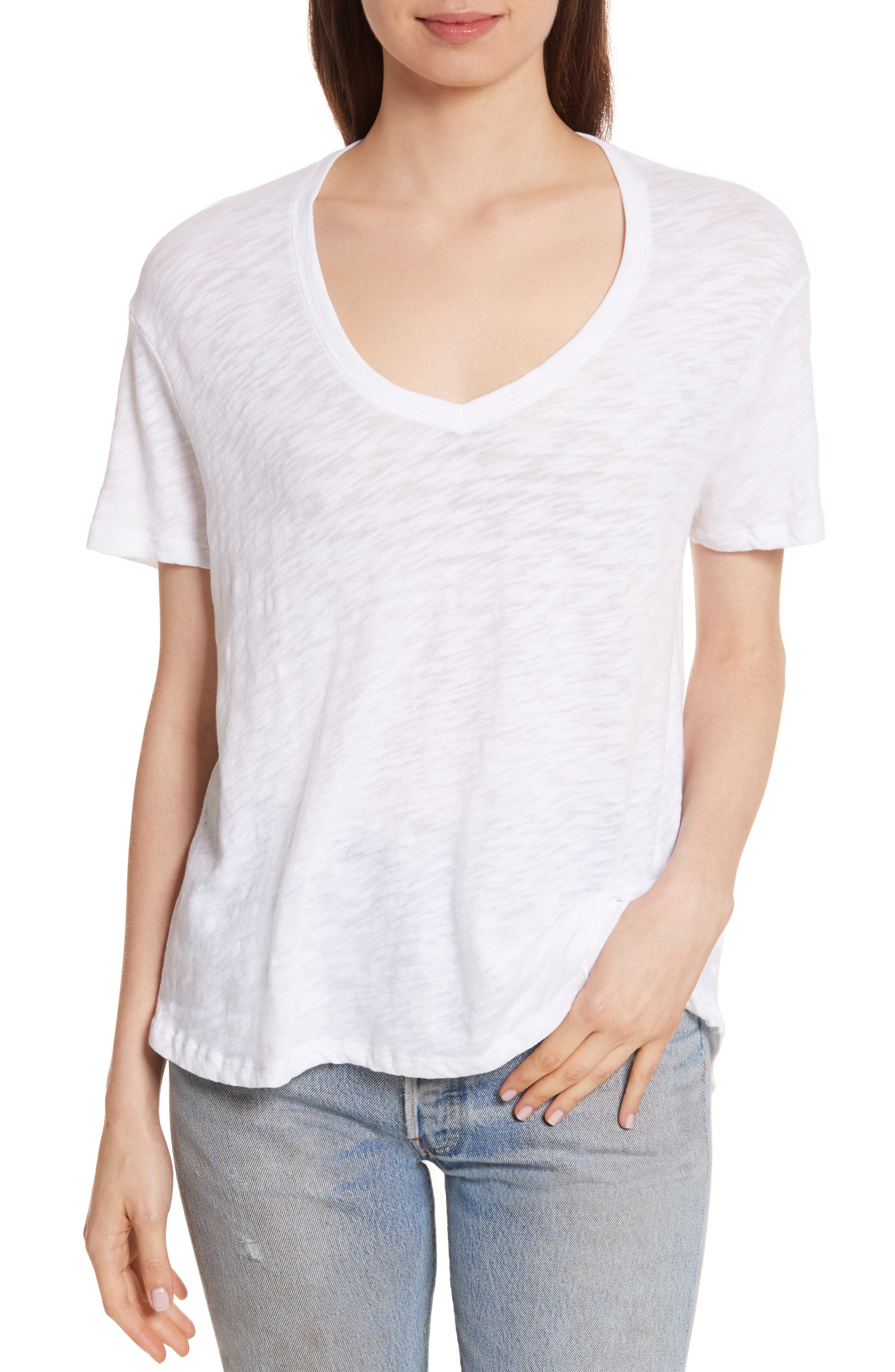 ATM Anthony Thomas Melillo Slub Jersey Boyfriend Tee Nordstrom