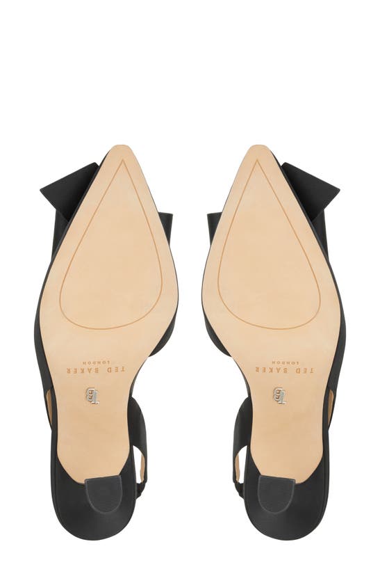 Ted Baker Ari Bow Slingback Sandal In Black