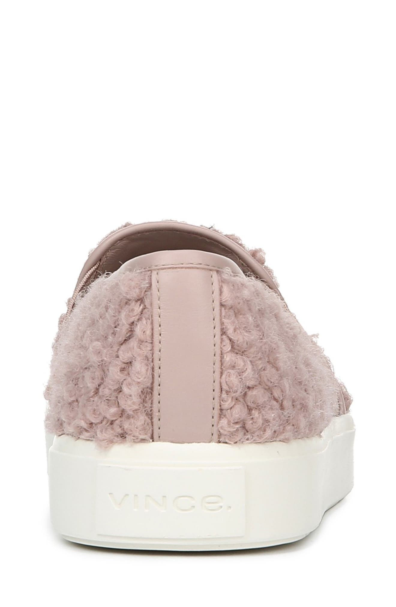 shearling slip on sneakers