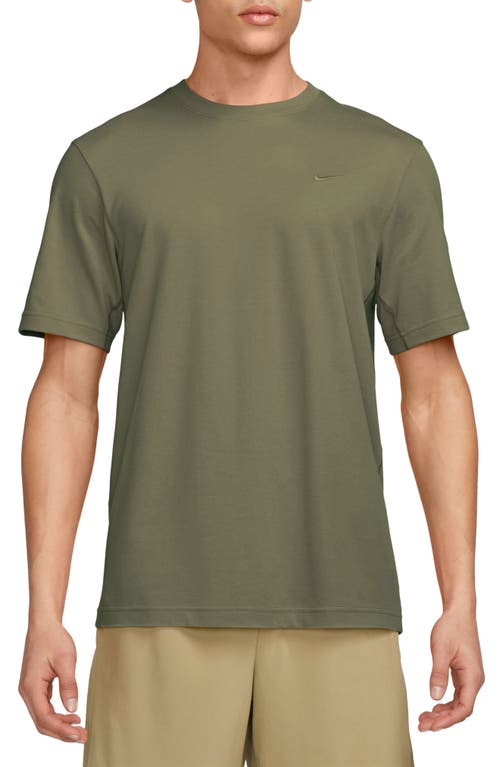 Shop Nike Primary Training Dri-fit Short Sleeve T-shirt In Medium Olive/medium Olive