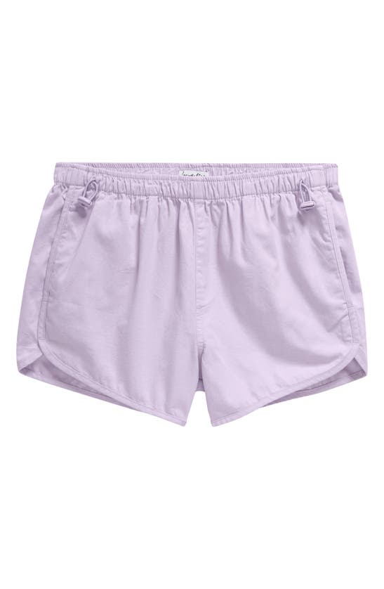 Shop Love, Fire Kids' Parachute Shorts In Lavender