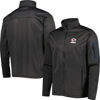 Men's Dunbrooke Heather Black Kansas City Chiefs Freestyle Coated Tech  Fleece Full-Zip Jacket