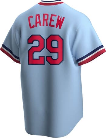 Men's Nike Light Blue Minnesota Twins Road Cooperstown Collection Team Jersey