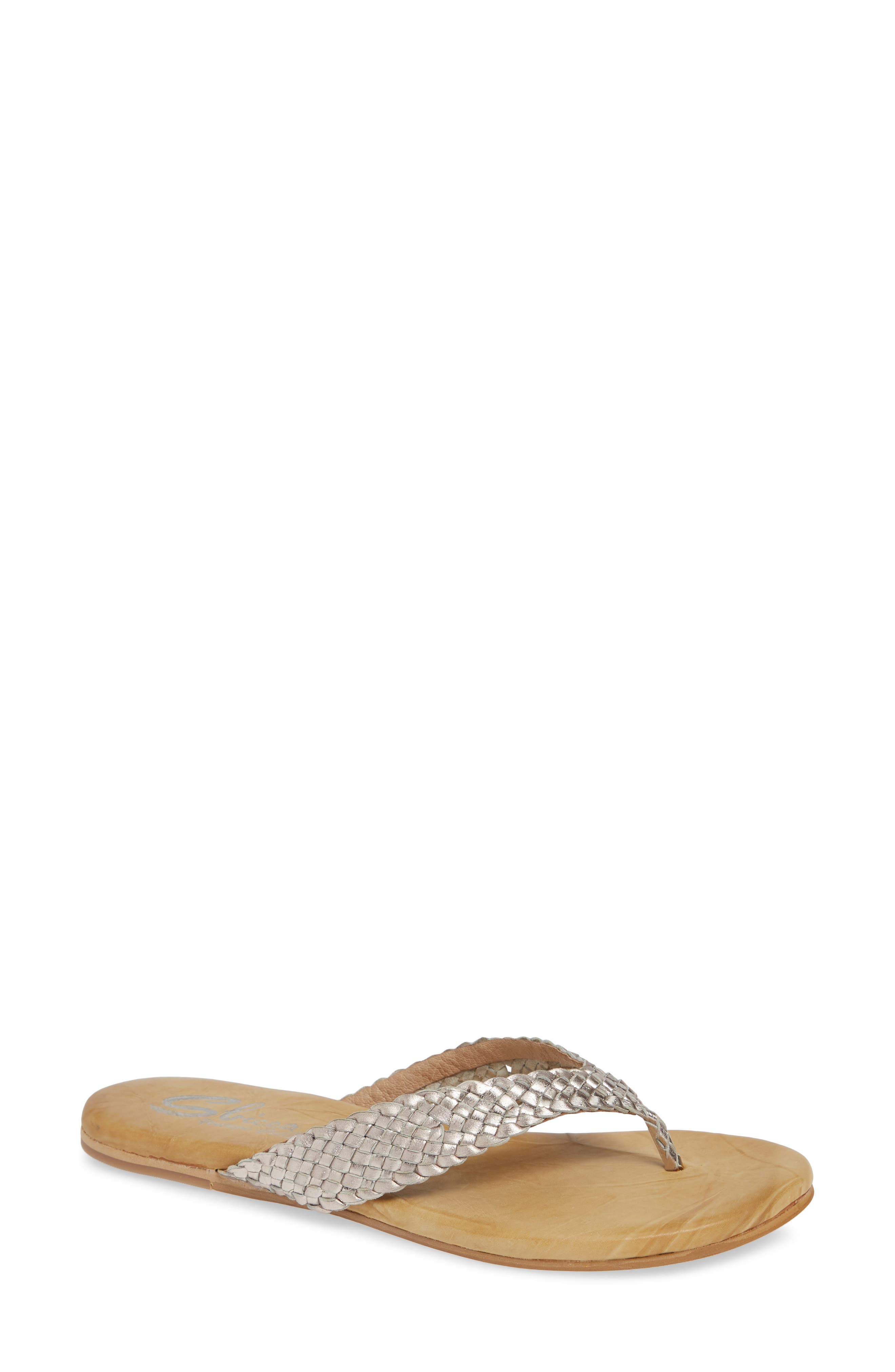 Sbicca Katida Flip Flop, Metallic