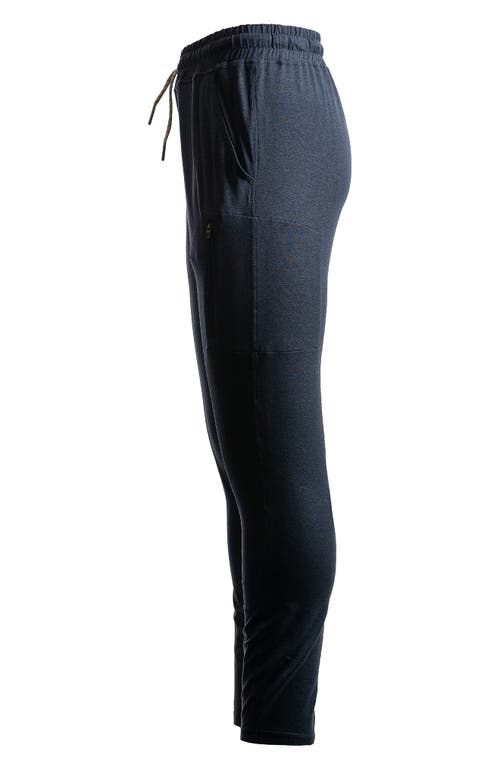 Burnside Soft Jersey Joggers In Ink Blue