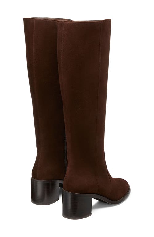 Shop Stuart Weitzman Esme Knee Hight Boot (women)<br /> In Walnut/dark Brown Suede