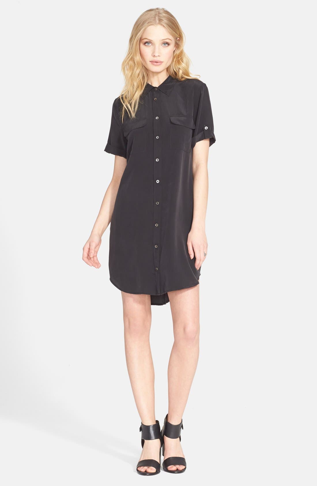 Equipment 'Slim Signature' Silk Shirtdress Nordstrom