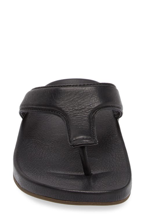 Olukai Kipea Lipi Sandal In Black/black