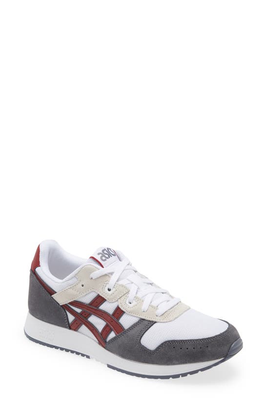 Asics Lyte Classic™ Athletic Sneaker In White/ Red