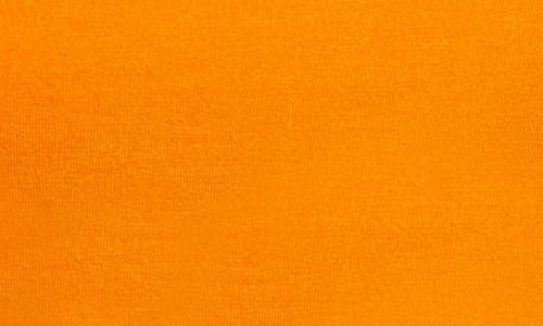 24seven Comfort Apparel Strapless Jersey Midi Dress In Orange