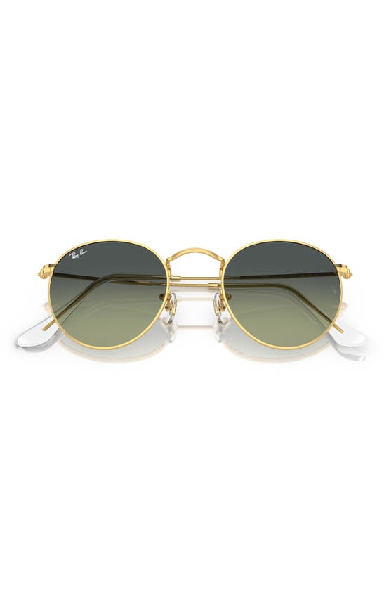 Ray Ban Ray-ban Icons 50mm Round Metal Sunglasses In Green