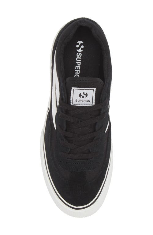 Shop Superga 3041 Revolley Colorblock Platform Sneaker In Black-white