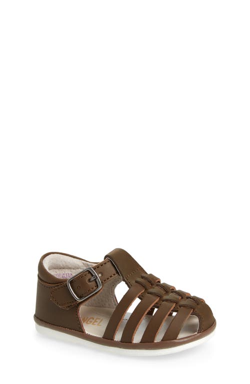 Shop L'amour Kids' Joshua Fisherman Sandal In Brown