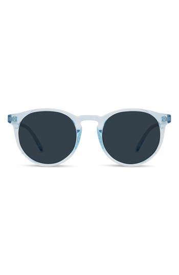 Diff Sawyer 48mm Round Sunglasses In Light Blue