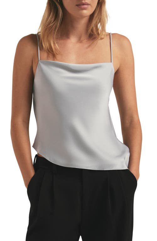 Shop Favorite Daughter The That's Hot Satin Camisole In Ultimate Gray