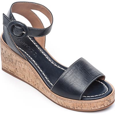 Bernardo Footwear Kelly Wedge Sandal, Blue