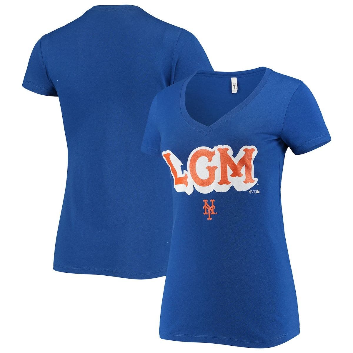BREAKINGT Women's Royal New York Mets Hometown V-Neck T-Shirt at Nordstrom