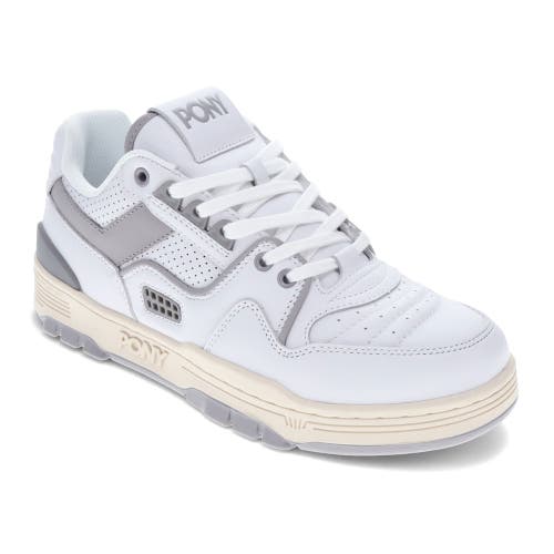 Shop Pony M100 Low Sneakers In White/gray