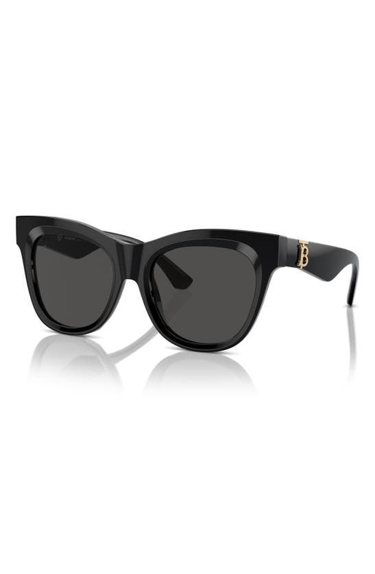 Shop Burberry Evolution 54mm Cat Eye Sunglasses In Black