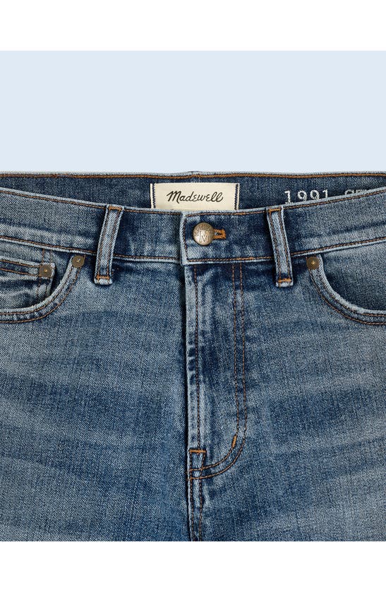 Madewell The 1991 Straight Leg Stretch Selvedge Jeans In Barrington Wash