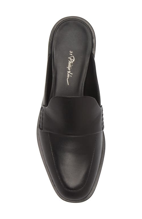 3.1 Phillip Lim Black Alexa Loafer Mules In Black