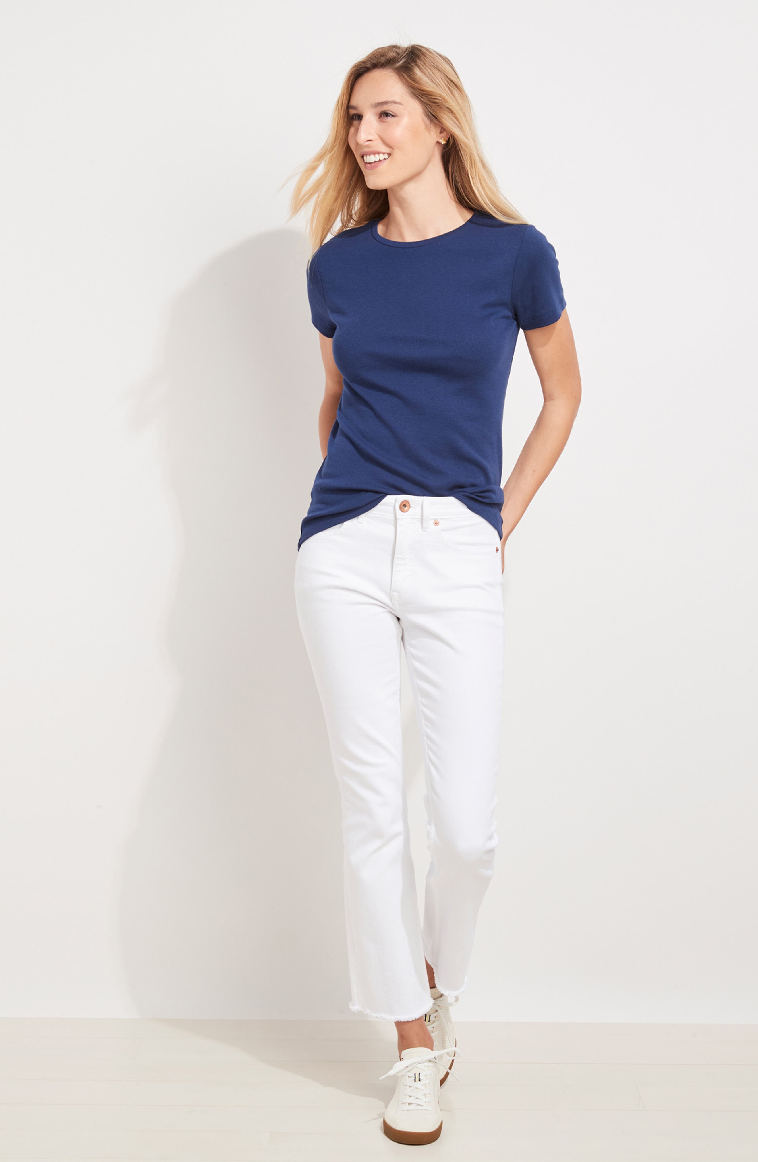 vineyard vines Jamie Crop Kick Flare 
