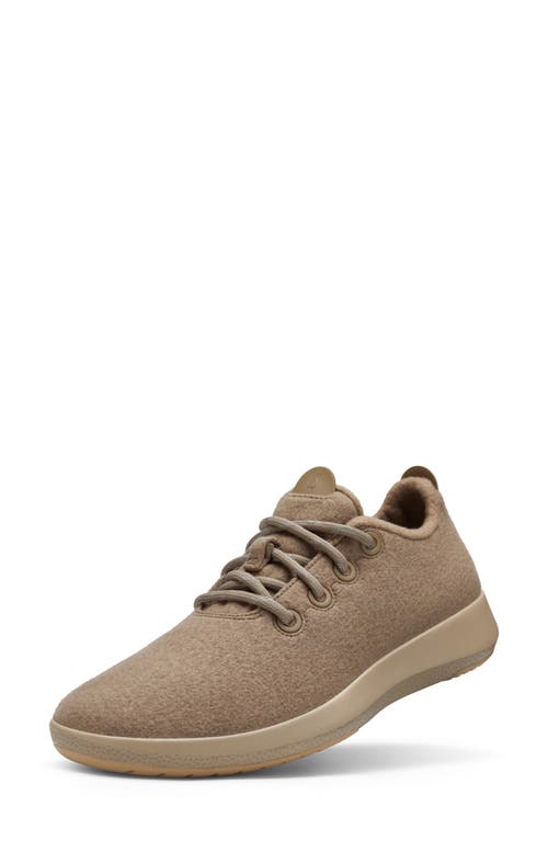 Shop Allbirds Mizzles Wool Water Repellent Running Sneaker In Hazy Beige