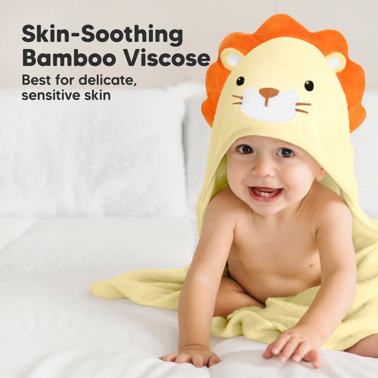 Shop Keababies Cuddle Baby Hooded Towel In Lion
