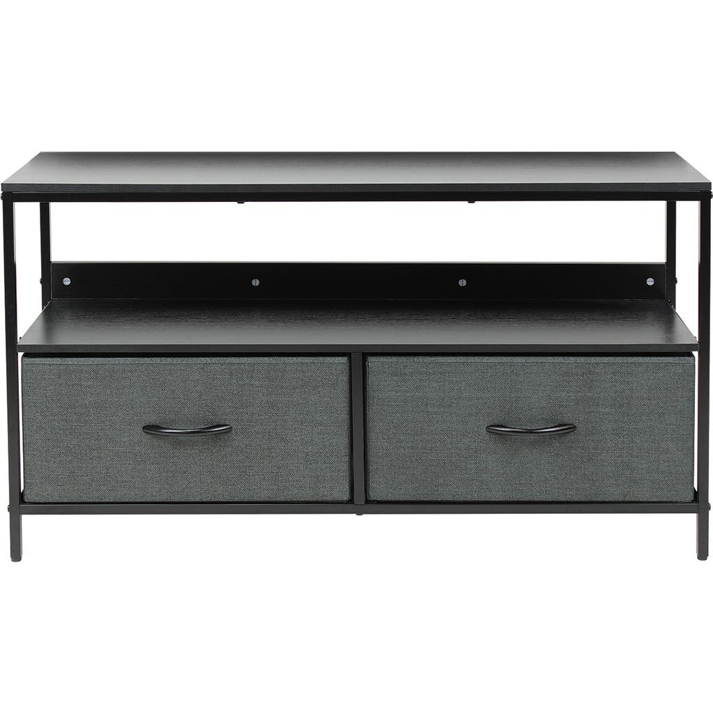 Shop Sorbus Dresser Drawer Tv Stand In Grey/grey