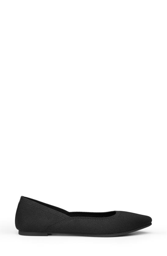 Shop Me Too Linza Knit Ballet Flat In Black