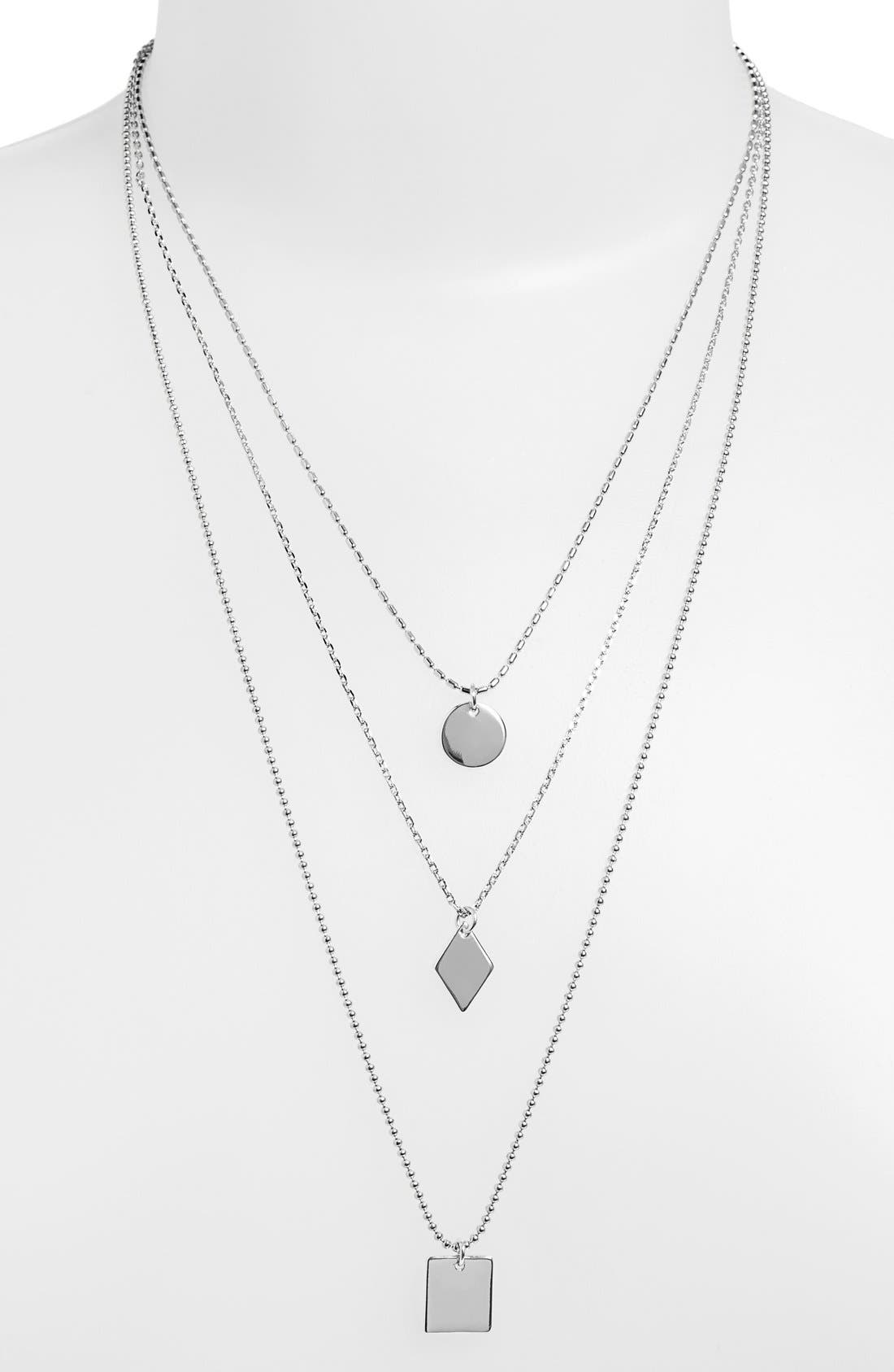 Nordstrom Triple Pendant Necklace Nordstrom