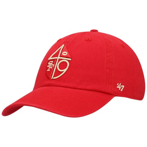 Women's '47 Camo San Francisco 49ers Greenville Clean Up Adjustable Hat