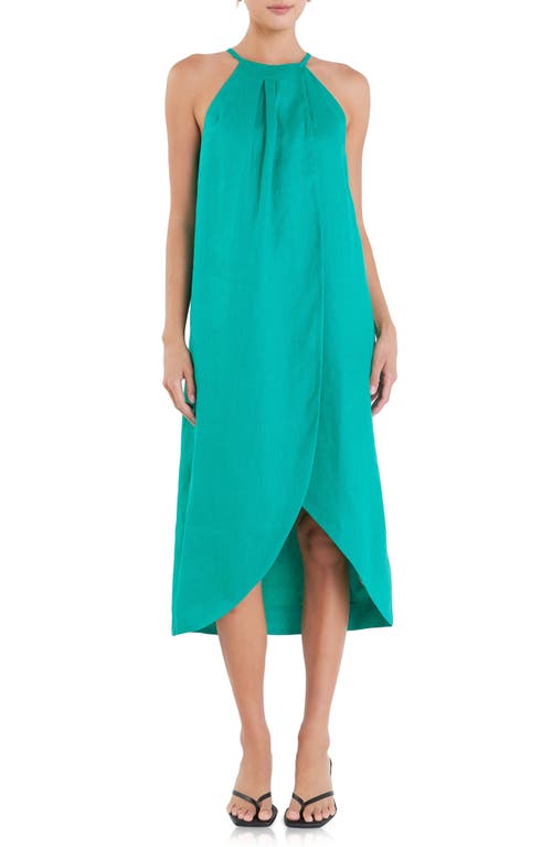 Grey Lab Tulip Sundress In Kelly Green