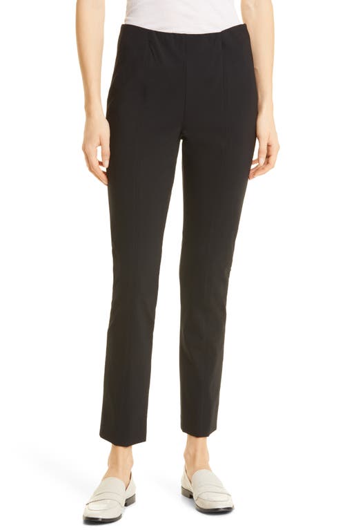 Misook Straight Leg Ponte Knit Pants Black at Nordstrom,