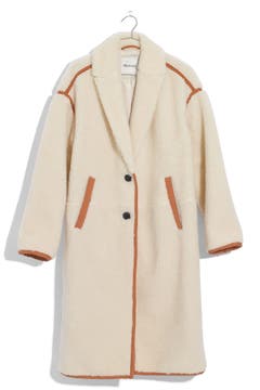 Madewell Fleece Coat | Nordstrom